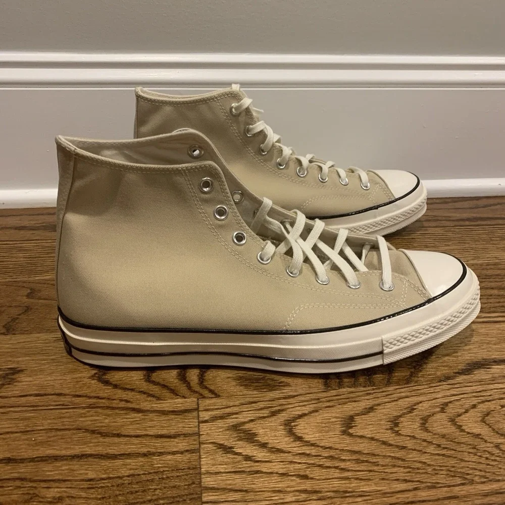 Converse Chuck All Star 70 Canvas High Top Oat Milk Shoes Men's Size 12 A03446C